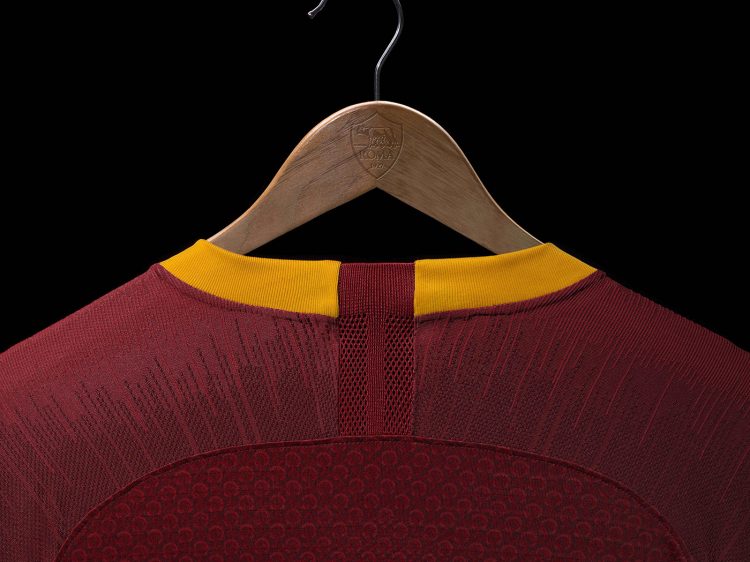 Retro colletto maglia AS Roma