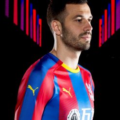 Dettaglio prima maglia Crystal Palace 2018-19