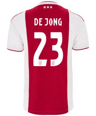 Prima maglia Ajax 2018-19 - De Jong 23