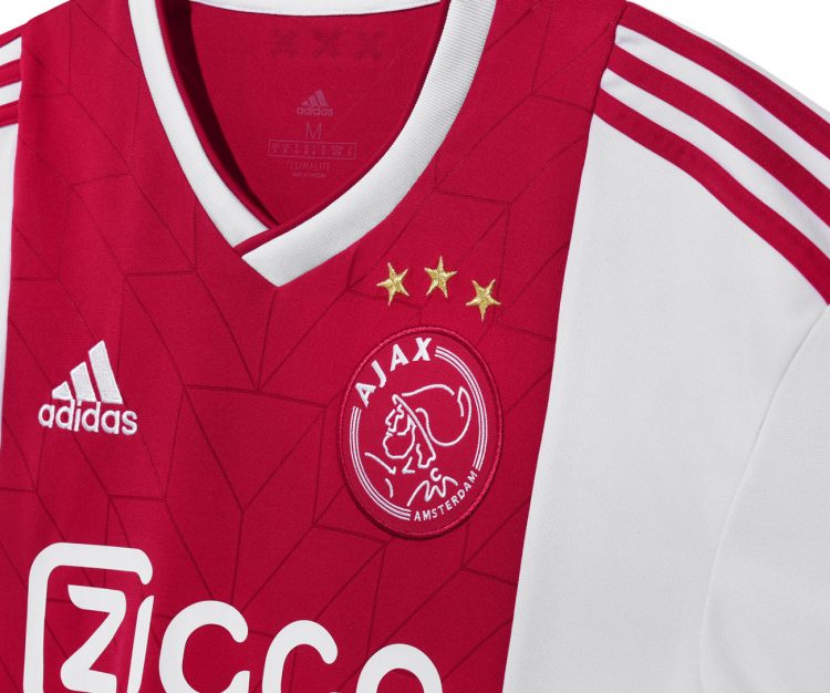 Sfondo retrò adidas, maglia Ajax