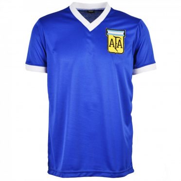 Maglia away Argentina blu 1986