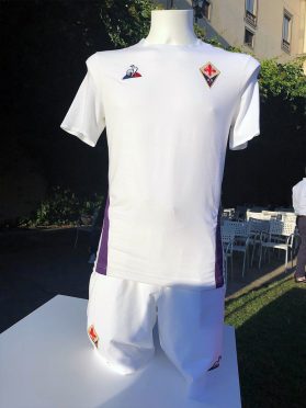 Maglia Fiorentina away 2018-19 bianca Santo Spirito