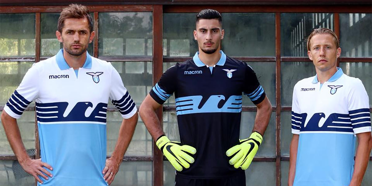 Maglia bandiera lazio nera on sale