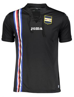 Terza maglia Sampdoria nera 2018-19