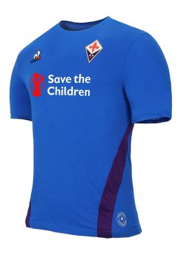 Fiorentina maglia away azzurra 2018-19