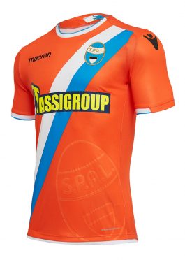 Seconda maglia Spal arancione 2018-19