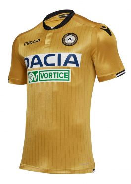 Seconda maglia Udinese oro 2018-19