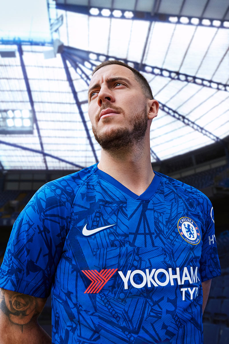 Maglia Chelsea 2019-2020 con l'omaggio al mitico Stamford Bridge