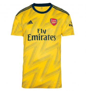 Seconda maglia Arsenal gialla 2019-2020