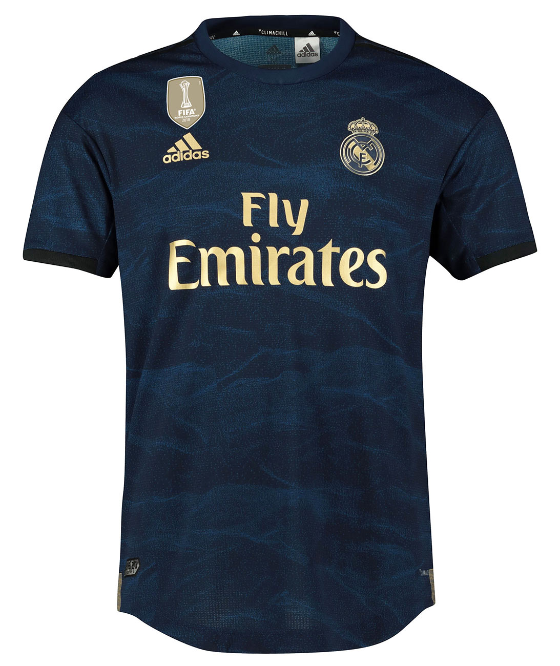 Maglie Real Madrid 2019-2020 adidas, il bianco sposa l'oro