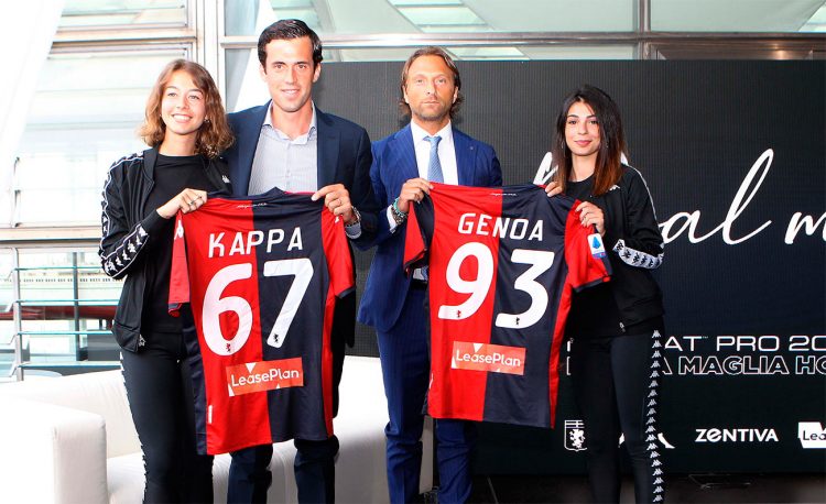 Il font del Genoa sulle divise 2019-2020