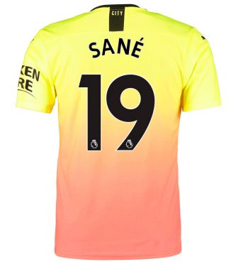 City, terza maglia Sanè 19