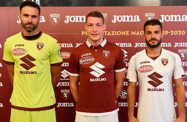 Presentazione maglie Torino firmate Joma