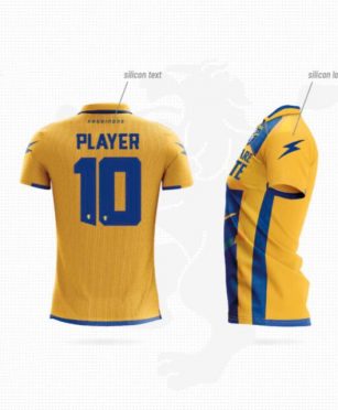 Retro prima maglia Frosinone gialla