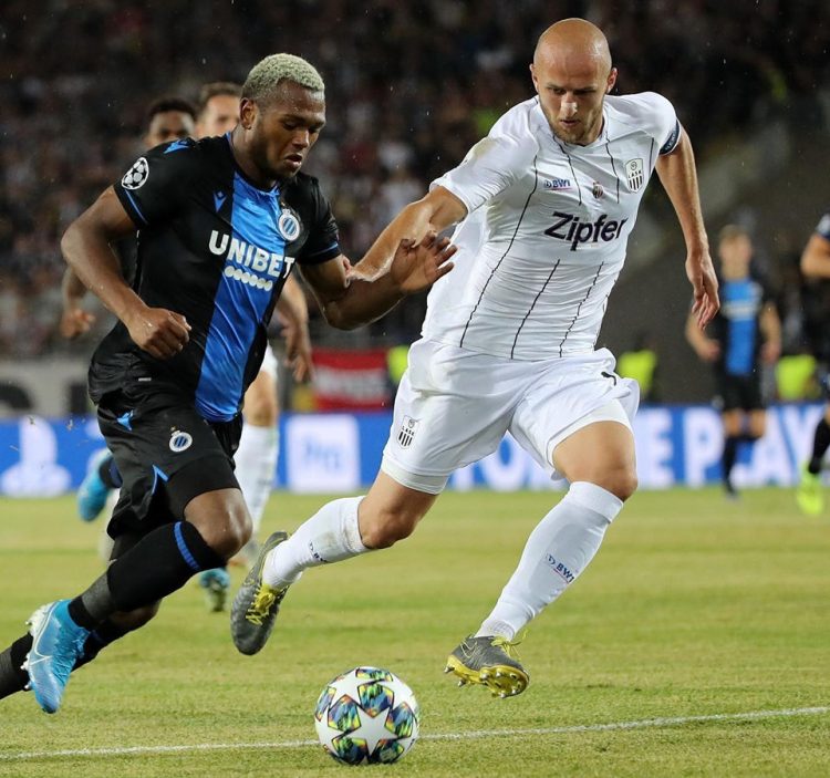 UEFAUEFA Champions League 2019-2020 Play-off - LASK vs Club Brugge