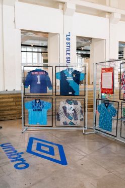 Mostra maglie Umbro - Milano