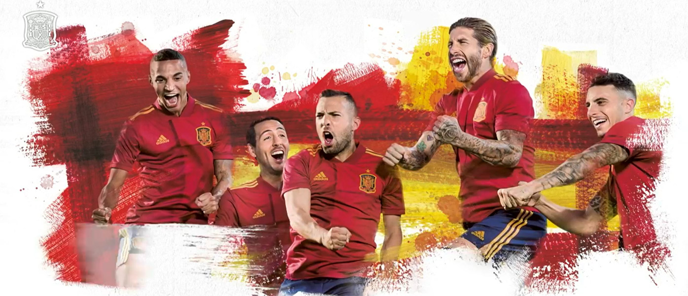 La nuova maglia della Spagna a Euro 2020