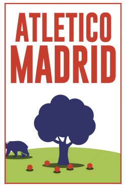 Atletico Madrid Minimal Poster