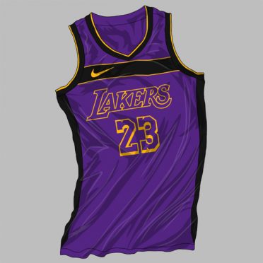 Los Angeles Lakers Nike Maribor
