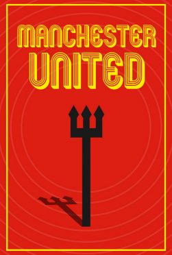 Manchester United Minimal Poster