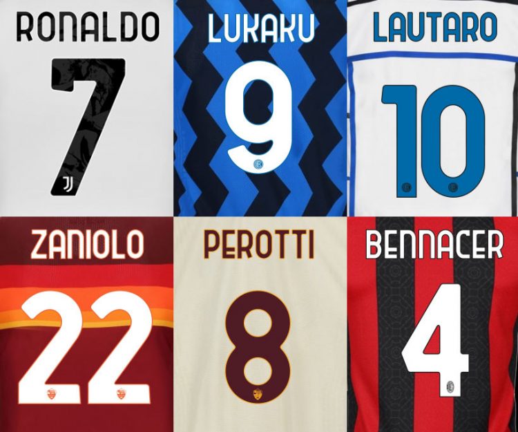 Font Serie A giocatori