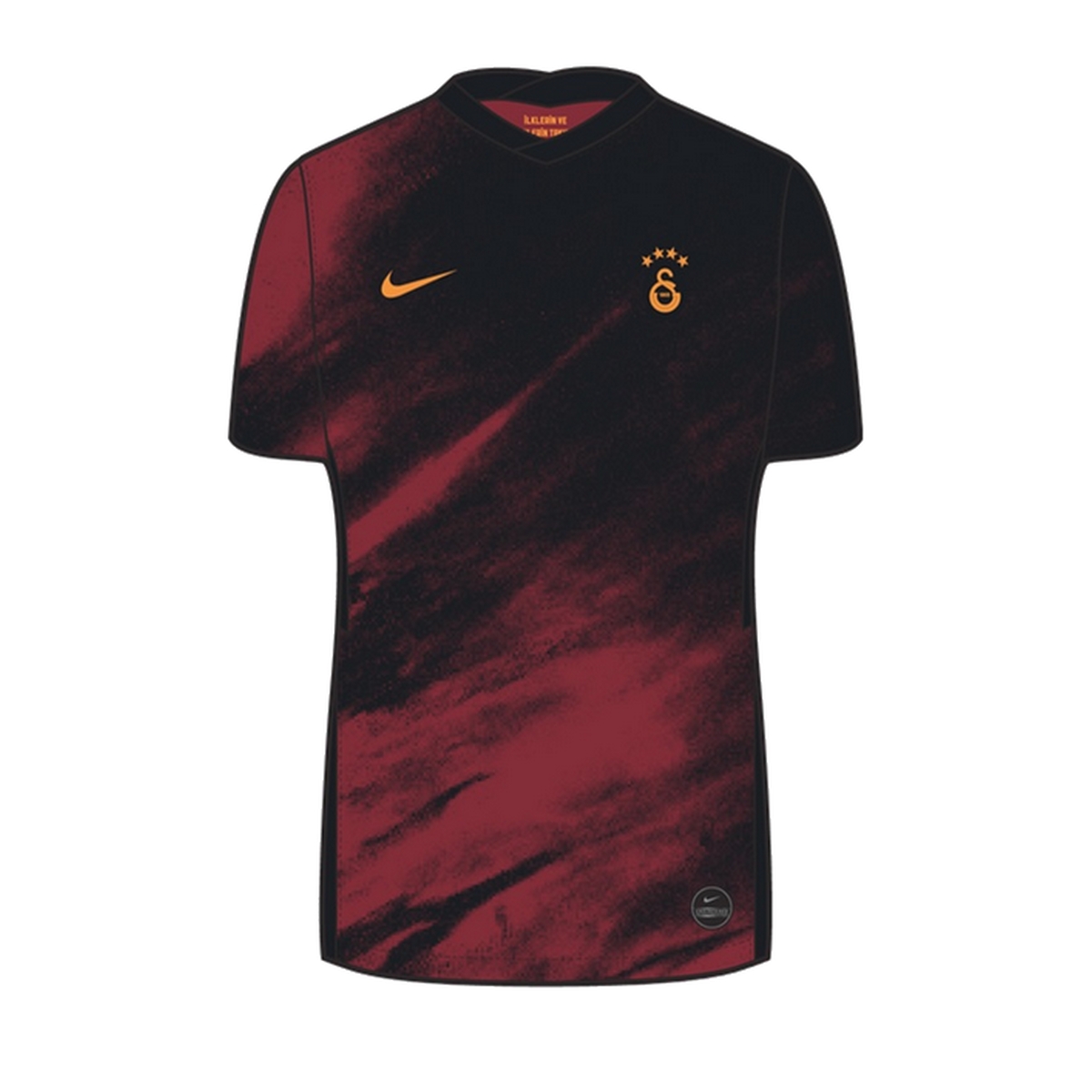 Maglie Galatasaray 2020 2021 il giallo e il rosso si fondono insieme