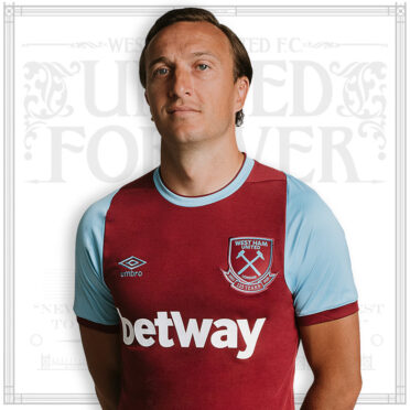 Mark Noble nuova maglia West Ham