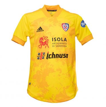 Terza maglia Cagliari gialla 2020-2021