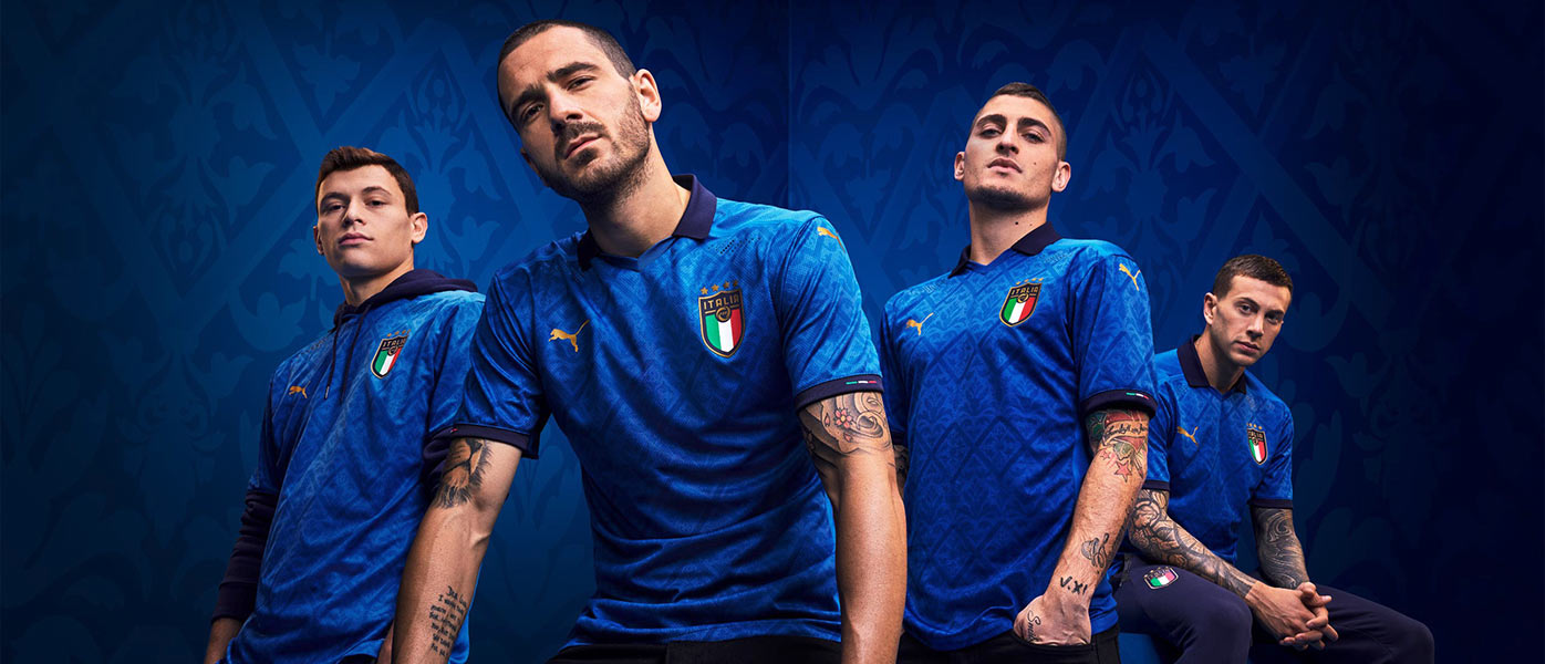 Maglia Italia Europei 2021, Puma punta sui fregi del Rinascimento