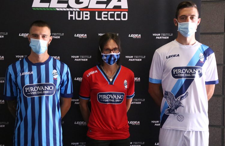 Terza maglia Lecco 2020-2021 rossa