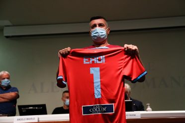 Retro terza maglia rossa Lecco