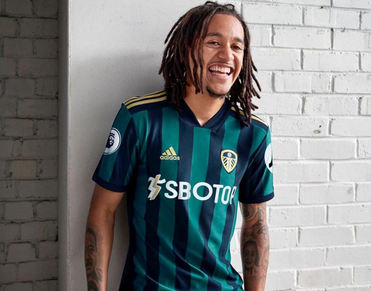 Seconda maglia Leeds 2020-21 blu-verde