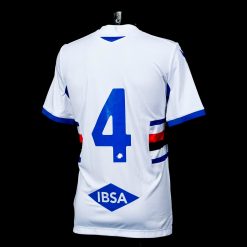 Sampdoria away 2020-21 retro numero 4