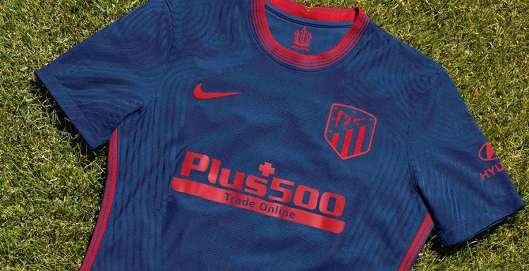 Dettaglio maglia Atletico Madrid away 2020-21