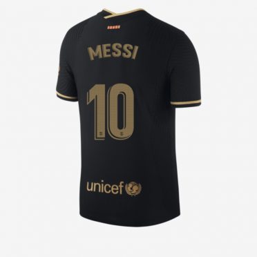 Seconda maglia Barcellona 2020-2021 nera Messi 10