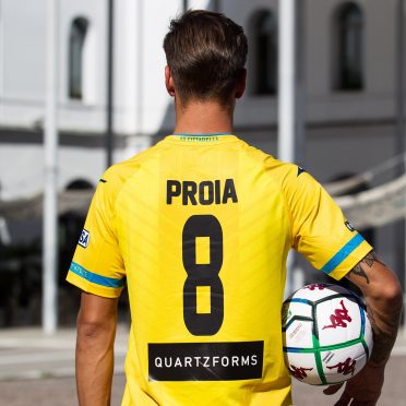 Cittadella seconda maglia gialla 2020-21 retro