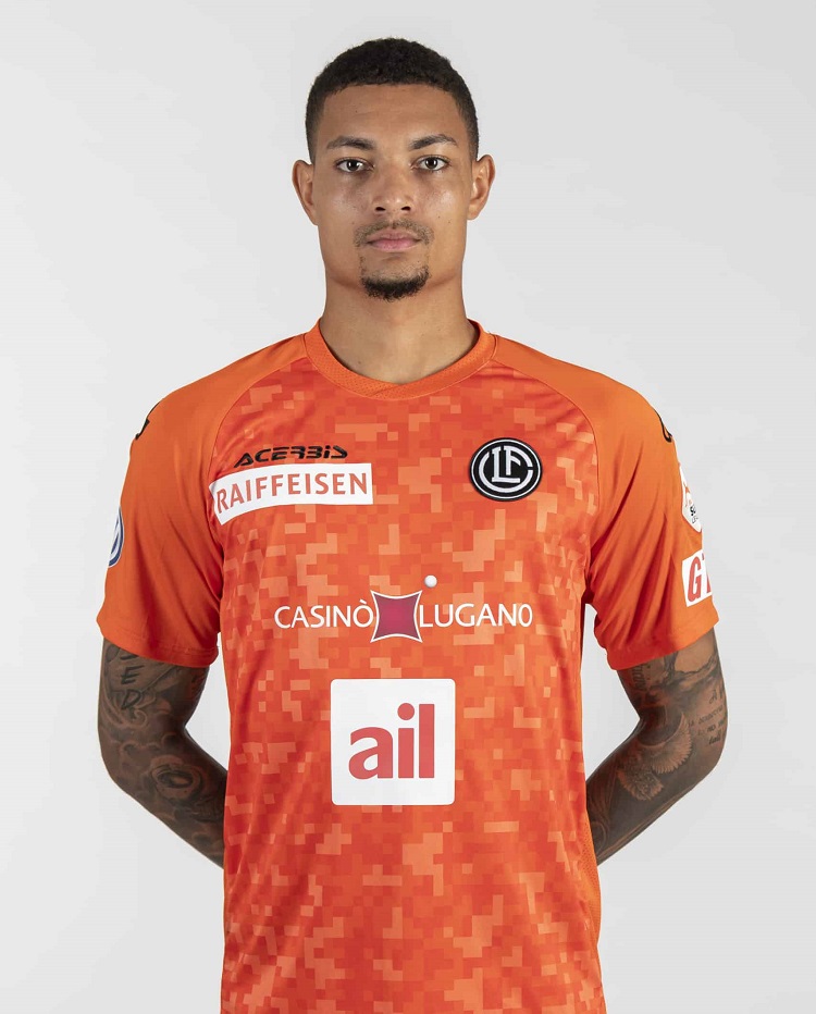 lugano maglia portiere arancione 2020-2021 noam baumann