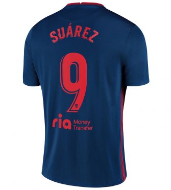 Seconda maglia Atletico Madrid 2020-2021 Suarez 9