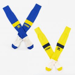 Calzettoni Parma away blu e gialli 2020-21
