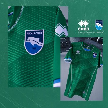 Seconda maglia Pescara verde 2020-21
