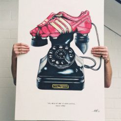 Salvador Dali Football Art Telephone