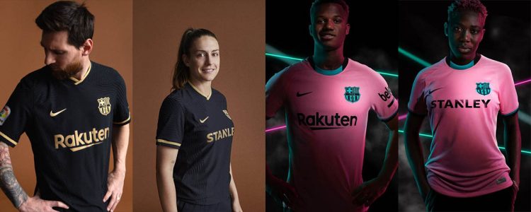 Barcellona seconda e terza maglia 2020-21