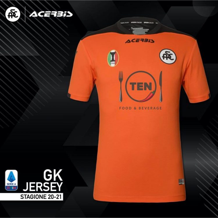 Maglia portiere Spezia arancione 2020-21