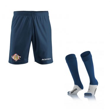 Pantaloncini e calzettoni Cremonese blu