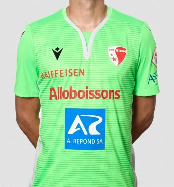 sion maglia portiere verde 2020-2021