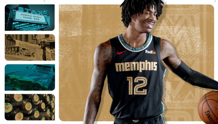 Maglia Memphis Grizzlies 2020-21 NBA City Edition