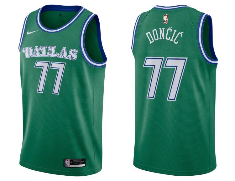 Maglia Dallas Mavericks Throwback 2020-21