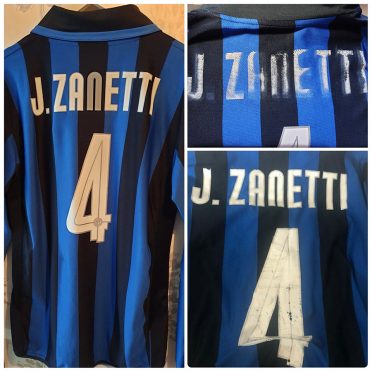 Maglia Inter Zanetti rovinata