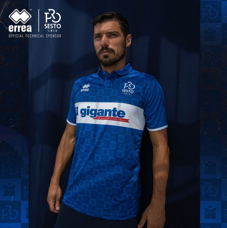 Seconda maglia Pro Sesto blu 2020-21