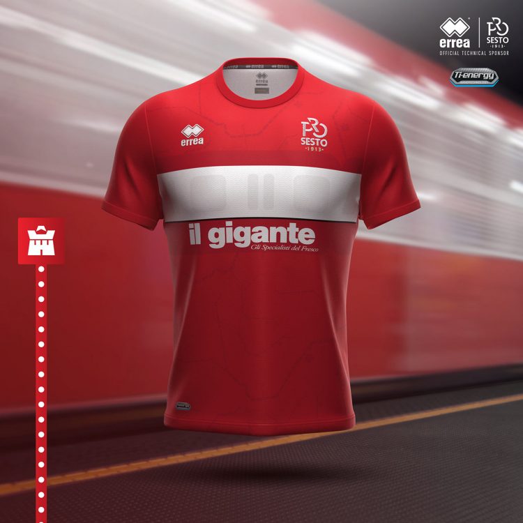 Terza maglia Pro Sesto rossa 2020-21